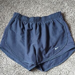 Nike Women's Dark Blue Athletic Shorts